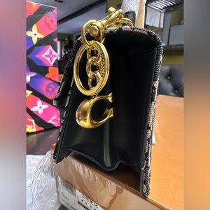 CC Boutique Gold and Black Card Holder